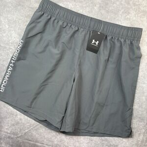 Under Armour Woven Shorts‎ Mens XL Grey Performance Woodmark NEW